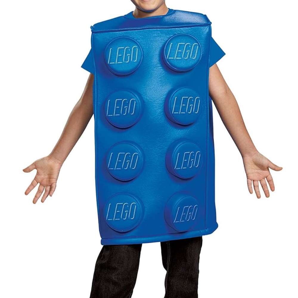 Disguise Blue Brick Child Costume, Blue, Size/(4-6)